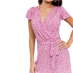Faux Wrap Summer Dress